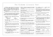 Alabama Literacy Test