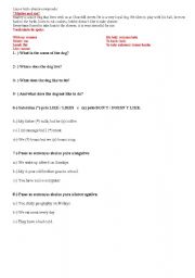 English Worksheet: Simple Present