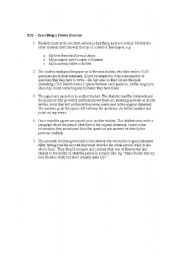 English Worksheet: Describing People - varied response activity