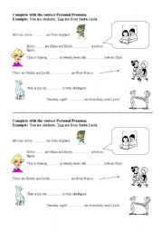 Personal pronouns