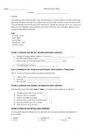 English worksheet: Frech Kiss - Surpresas do Corao