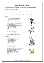 Irregular Verb Drills 1