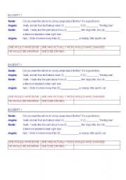 English Worksheet: UNREAL CONDITIONAL