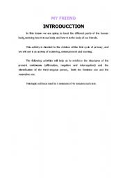 English Worksheet: MY FRIEND