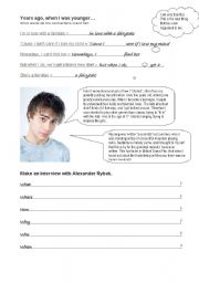 English Worksheet: Grammar with Rybak