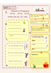 English Worksheet: Adverbs of Frequency