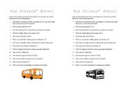 English worksheet: Bob Newhart - Bus Drivers School