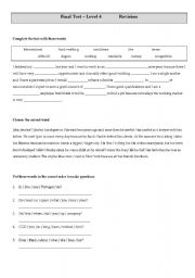 English Worksheet: verb tenses - revision