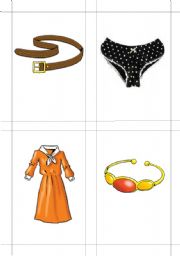 English Worksheet: Clothing & Accessories