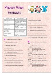 PASSIVE VOICE EXERCISE