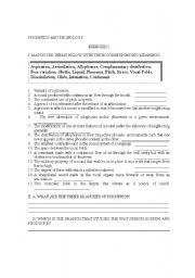 English Worksheet: phonetics and phonology activities