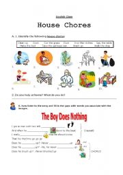 house chores and the boy does nothing song-part1