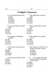 English Worksheet: 