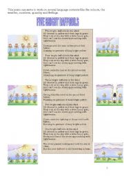 English Worksheet: SPRING POEM