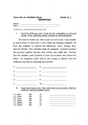 English Worksheet: The Prefixes 