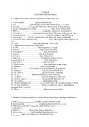 English Worksheet: Comparatives and Superlatives