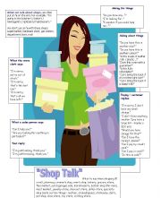 English Worksheet: Shopping phrases