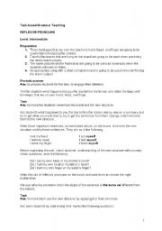 English Worksheet: reflexive pronoun