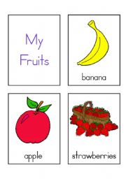 English worksheet: MY FRUITS