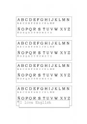 English Worksheet: Torres Garca Alphabet Code