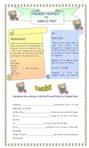 present perfect vs simple past