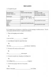 English worksheet: The Passive