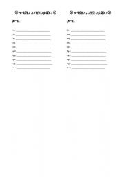 English worksheet: What is the time?