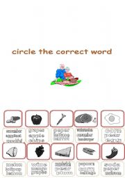 English worksheet: food vocabulary page 2