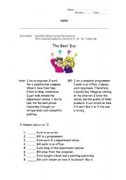 English worksheet: Articles