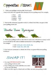 English Worksheet: Spelling activities 3