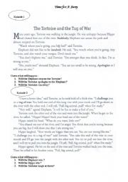 English worksheet: Time for a story