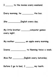 English worksheet: Simple Present/Daily Routine Questions for game