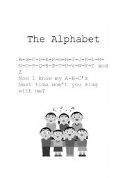 English Worksheet: ABC SONG