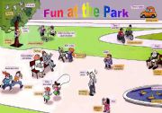 English Worksheet: Fun at the park