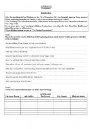 English Worksheet: Australia - Film