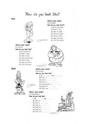 English Worksheet: description