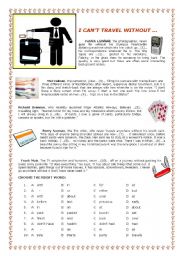 English Worksheet: Multiple Choice cloze test