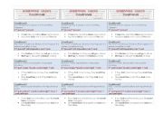 Homework Cards - Learn CONDITIONALS - The rules.... IF, SHOULD, WOULD, COULD, MIGHT.