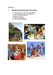 English Worksheet: Speaking Activity