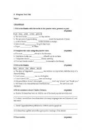 English Worksheet: passive voice