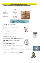 English Worksheet: Simple past of to be: now and then