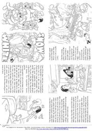 English Worksheet: Snow White (Story Mini Book)