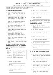 English Worksheet: present perfect vs past simple