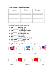 English Worksheet: present simple