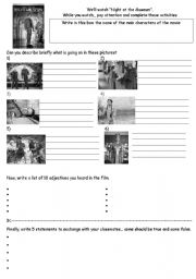 English Worksheet: A Night at the Museum 1