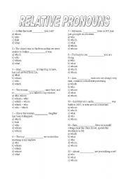 Relative pronouns