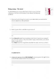 English Worksheet: Jamiroquai - Seven Days in Sunny June (comprehension)