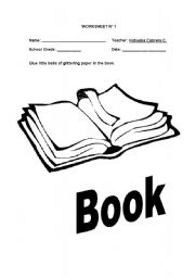 English worksheet: Book