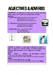 English worksheet: Adjectives and Adverbs