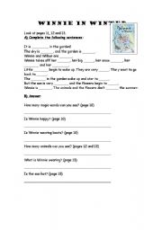English Worksheet: Winnie in Winter activity on pages 11-13